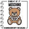 Moschino Kids Teddy logo Embroidery design, Moschino Embroidery, logo design, Embroidery File, Instant download. 1.jpg