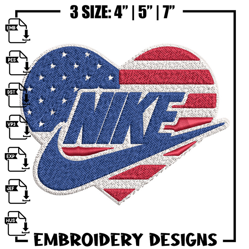 Nike american Embroidery Design, Brand Embroidery, Nike Embroidery, Embroidery File, Logo shirt, Digital download.jpg