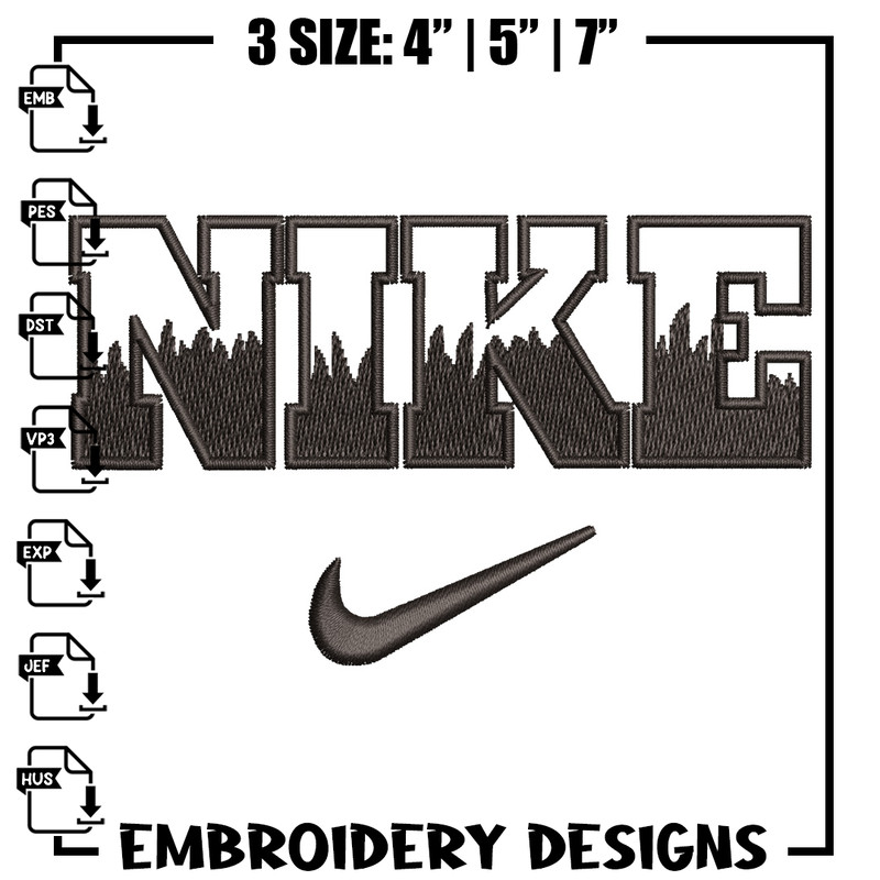 Nike black flame embroidery design, Nike embroidery, Nike design, Embroidery shirt, Embroidery file, Digital download.jpg