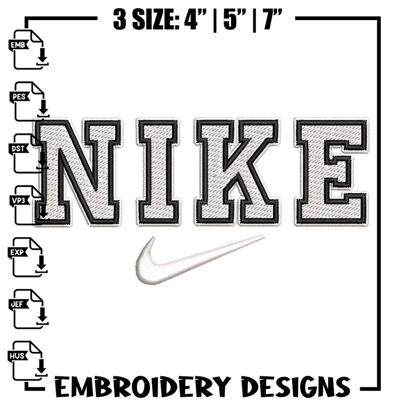 Nike black white embroidery design, Nike embroidery, Nike design,Embroidery file,Embroidery shirt,Digital download.jpg