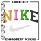 Nike color embroidery design, Nike embroidery, Nike design, Embroidery shirt, Embroidery file, Digital download.jpg
