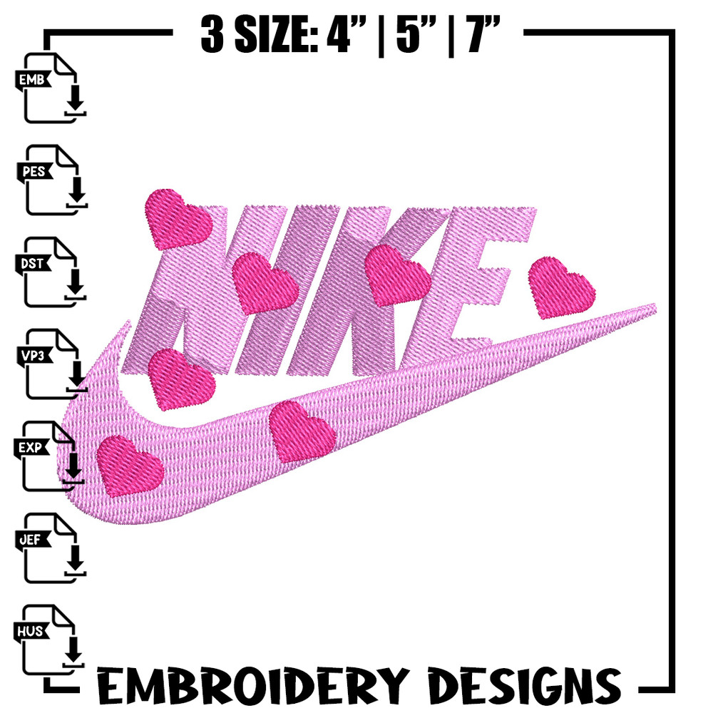 Nike heart embroidery design, Nike embroidery, Nike design, Embroidery shirt, Embroidery file, Digital download.jpg