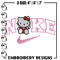Nike kitty embroidery design, Kitty embroidery, Nike design, Embroidery shirt, Embroidery file, Digital download.jpg