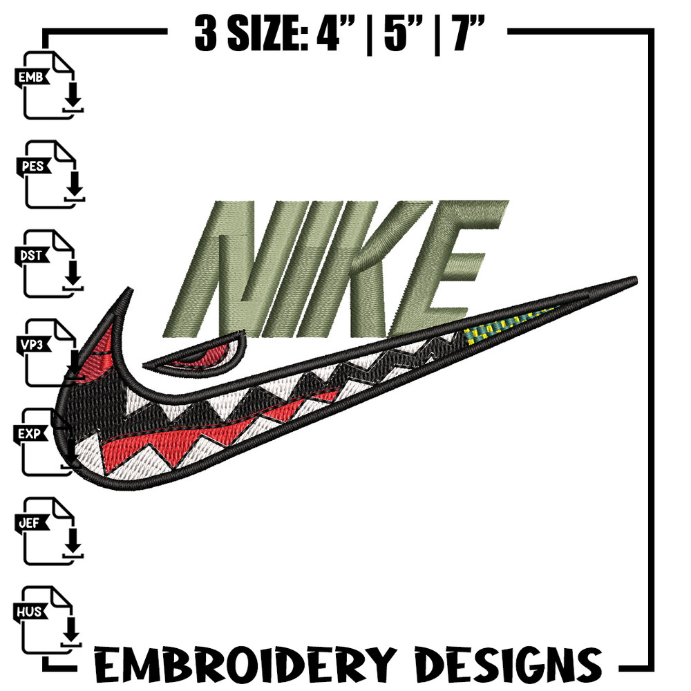 Nike logo car embroidery design, Logo car embroidery, Nike design, Embroidery shirt, Embroidery file,Digital download.jpg