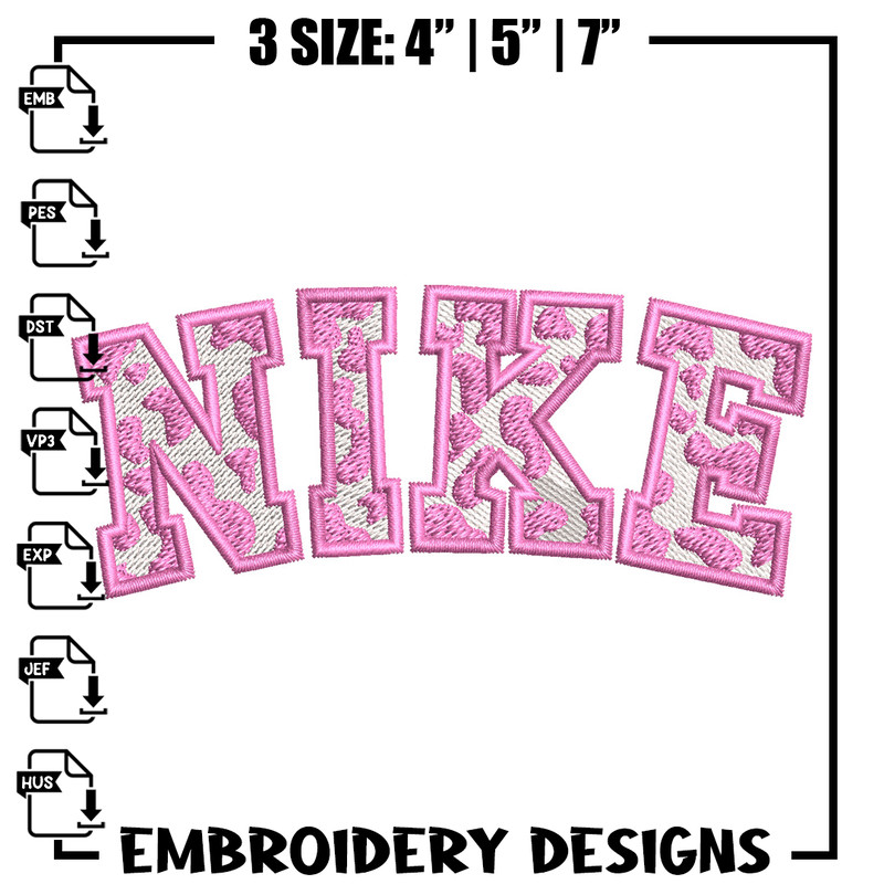 Nike pink color Embroidery Design, Brand Embroidery, Nike Embroidery, Embroidery File, Logo shirt, Digital download.jpg