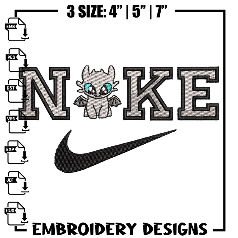 Nike x dragon black embroidery design, Dragon embroidery, Nike design,Embroidery shirt,Embroidery file, Digital download.jpg