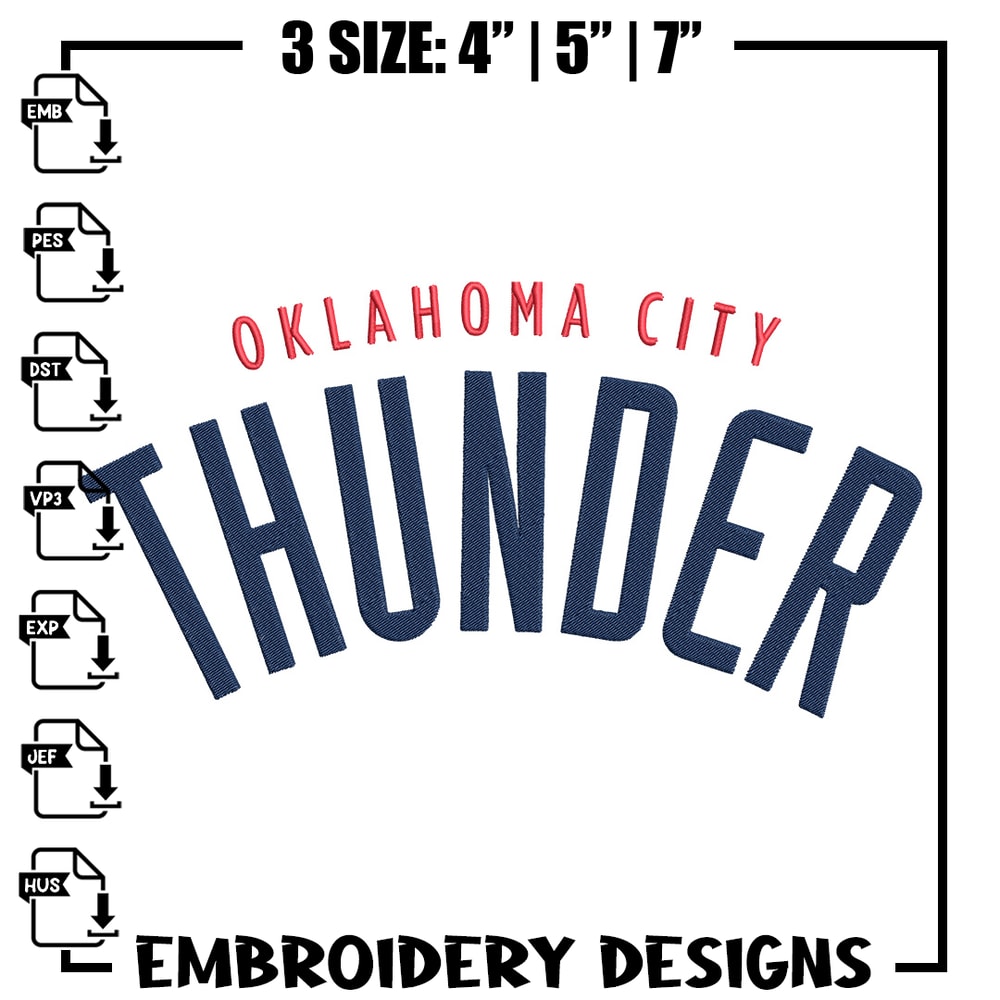 Oklahoma Thunder logo embroidery design, NBA embroidery, Sport embroidery, Embroidery design, Logo sport embroidery.jpg