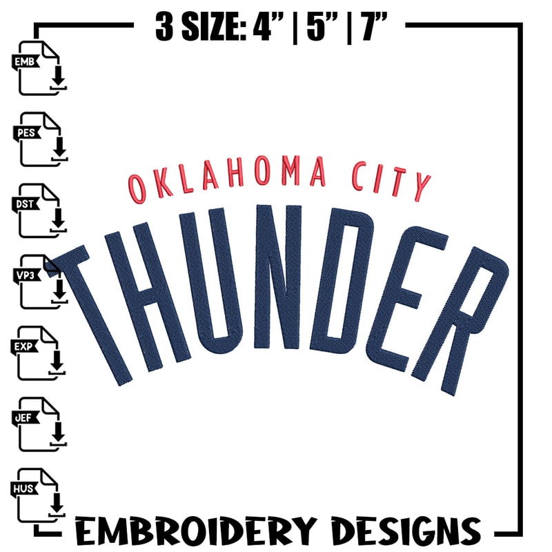 Oklahoma Thunder logo embroidery design, NBA embroidery, Sport embroidery, Embroidery design, Logo sport embroidery.jpg