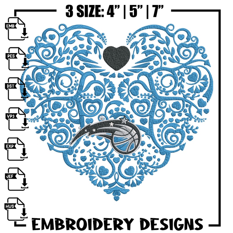 Orlando Magic heart embroidery design, NBA embroidery, Sport embroidery,Embroidery design ,Logo sport embroidery.jpg