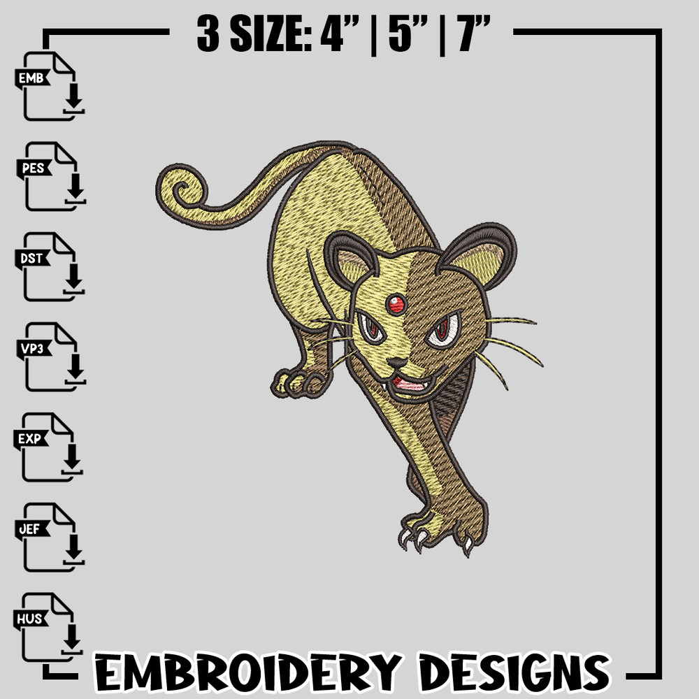 Persian embroidery design, Pokemon embroidery, anime design, logo design, anime shirt, Digital download.jpg