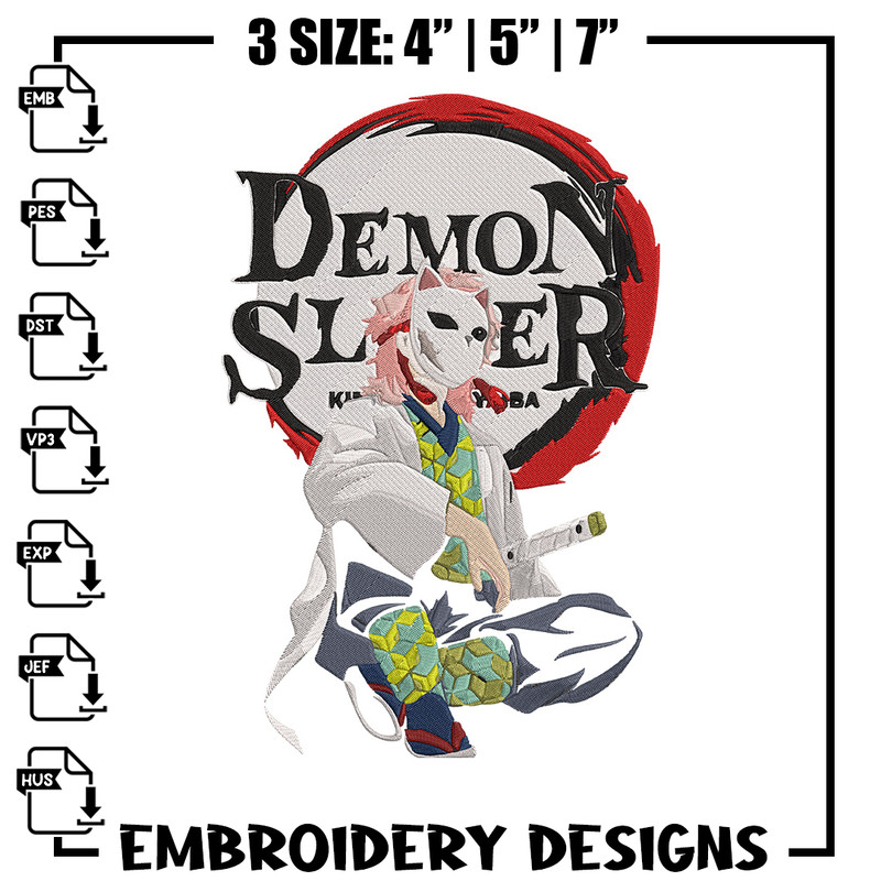 Sabito Poster Embroidery Design, Demon slayer Embroidery, Embroidery File, Anime Embroidery, Digital download.jpg