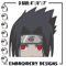 Sasuke Peeker Embroidery Design, Naruto Embroidery, Embroidery File, Anime Embroidery, Anime shirt, Digital download.jpg