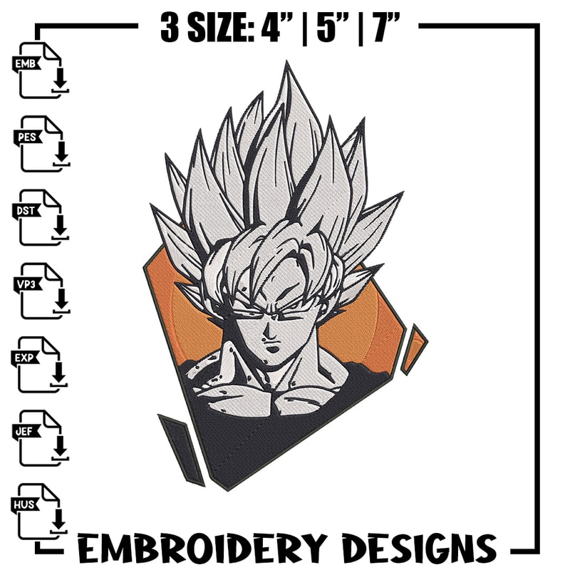 Son Goku Embroidery Design, Dragonball Embroidery, Embroidery File, Anime Embroidery,Anime shirt, Digital download.jpg