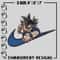 Songoku nike embroidery design, dragon ball embroidery, nike design, logo design, anime shirt, Digital download.jpg