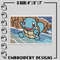 Squirtle embroidery design, Pokemon embroidery, logo design, anime design, anime shirt, Digital download.jpg