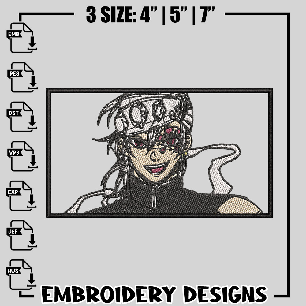 Tengen laugh embroidery design, Kimetsu no Yaiba embroidery, anime design, logo design, anime shirt, Instant download 1.jpg