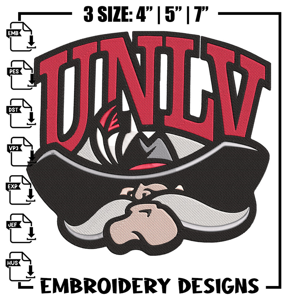 University of Nevada logo embroidery design, NCAA embroidery,Sport embroidery, Logo sport embroidery,Embroidery design..jpg