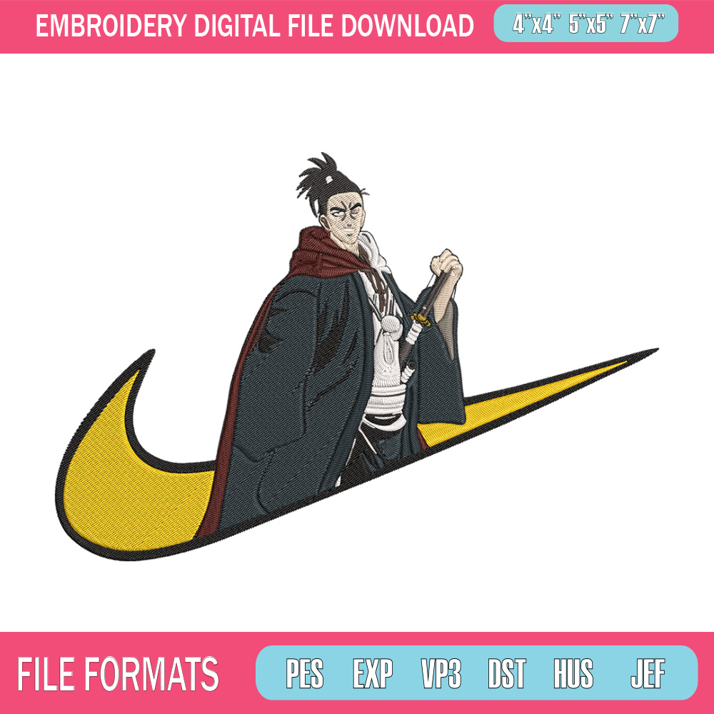 Atomic Embroidery Design, One punch man Embroidery, Embroidery File, Anime Embroidery, Nike shirt, Digital download.jpg