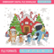 Bluey family Embroidery Design,Bluey Embroidery, Embroidery File, Chrismas Embroidery, Anime shirt, Digital download.jpg