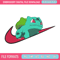 Bulbasaur x nike Embroidery Design, Pokemon Embroidery, Embroidery File, Nike Embroidery, Anime shirt, Digital download.jpg