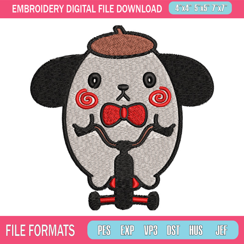 Cartoon cute Embroidery design, Cartoon cute Embroidery, cartoon design, Embroidery File, Instant download..jpg