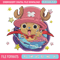 Chopper cute Embroidery Design,One piece Embroidery, Embroidery File, Anime Embroidery, Anime shirt, Digital download.jpg