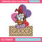 Daisy Donald Duck Gucci Embroidery design, Disney cartoon Embroidery, cartoon design, Embroidery File, Digital download.jpg
