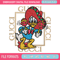 Daisy Donald Duck Gucci Embroidery design, Disney cartoon Embroidery, cartoon design, Embroidery File, Instant download. 1.jpg