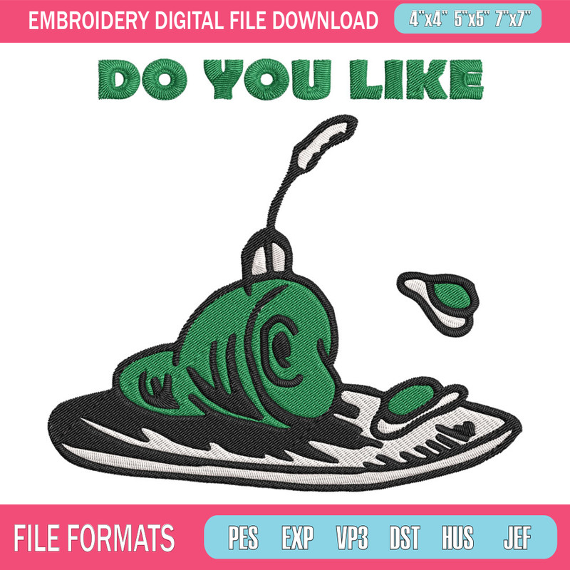 Do you like Green Eggs Embroidery Design, Dr Seuss Embroidery, Embroidery File, Embroidery design, Digital download.jpg