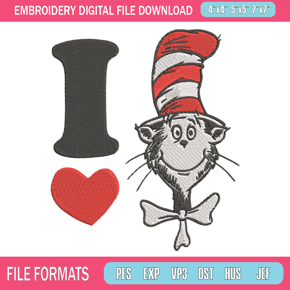 Dr seuss Love Embroidery Design, Dr seuss Embroidery, Embroidery File, logo shirt, Embroidery logo, Digital download..jpg