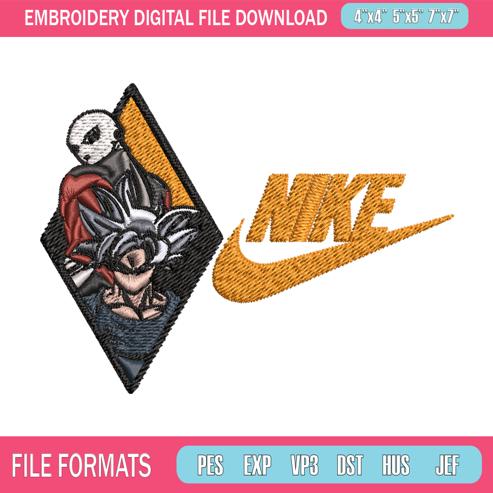 Dragonball Nike Embroidery design, Dragonball Embroidery, Nike design, Embroidery file, anime shirt, Instant download..jpg