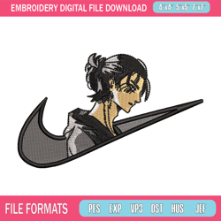 eren nike embroidery design, aot embroidery, embroidery file, embroidery shirt, nike design, digital download