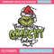 Feeling Extra Grinch Today Embroidery design, Grinch Christmas Embroidery, Grinch design, Logo shirt, Digital download..jpg
