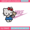 Hello kitty Nike Embroidery design, hello kitty cartoon, Embroidery, Nike design, Embroidery file, Instant download. 1.jpg