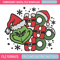 Ho Ho Ho The Grinch Embroidery design, Grinch christmas Embroidery, Grinch design, Embroidery File, Instant download..jpg