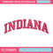 Indiana University logo embroidery design, NCAA embroidery, Embroidery design,Logo sport embroidery,Sport embroidery.jpg