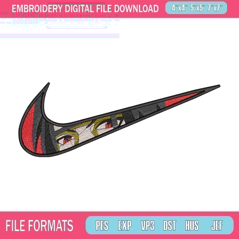Itachi eyes nike embroidery design, Naruto embroidery, nike design, Logo shirt, anime shirt, digital download 1.jpg