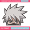 Kakashi Peeker Embroidery Design, Naruto Embroidery, Embroidery File, Anime Embroidery, Anime shirt, Digital download.jpg