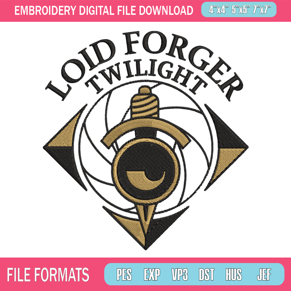 Loid forger Embroidery Design, Spy x family Embroidery, Embroidery File,Anime Embroidery, Anime shirt, Digital download.jpg