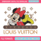 LV x minnie Embroidery Design, Mickey Embroidery, Embroidery File, LV Embroidery, Anime shirt, Digital download.jpg