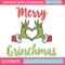 Merry grinchmas embroidery design,Grinch embroidery,Chrismas design, Embroidery shirt, Embroidery file, Digital download.jpg