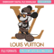 Mickey louis vuitton Embroidery Design, Lv Embroidery, Brand Embroidery, Logo shirt, Embroidery File, Digital download.jpg