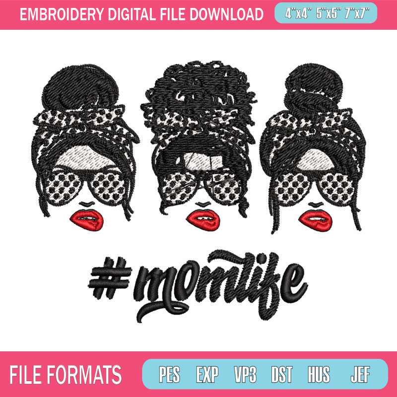 Mom Life Leopard Embroidery design, Mom Life Embroidery, logo design, Embroidery File, logo shirt, Instant download..jpg