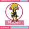 Moschino Milano Lisa Simpson Embroidery design, Simpson Embroidery, cartoon design, Embroidery File, Digital download..jpg