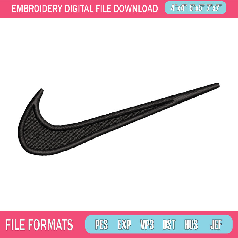Nike black embroidery design, Nike embroidery, Nike design, Embroidery shirt, Embroidery file, Digital download.jpg