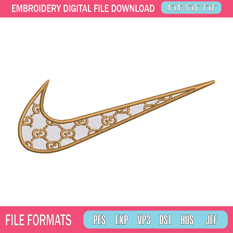 Nike brown embroidery design, Nike embroidery, Nike design, Embroidery shirt, Embroidery file, Digital download.jpg
