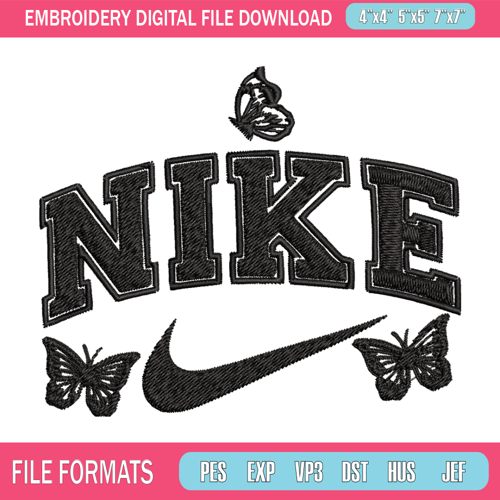 Nike butterfly Embroidery design, Nike butterfly Embroidery, Embroidery File, Nike design, logo shirt, Digital download..jpg