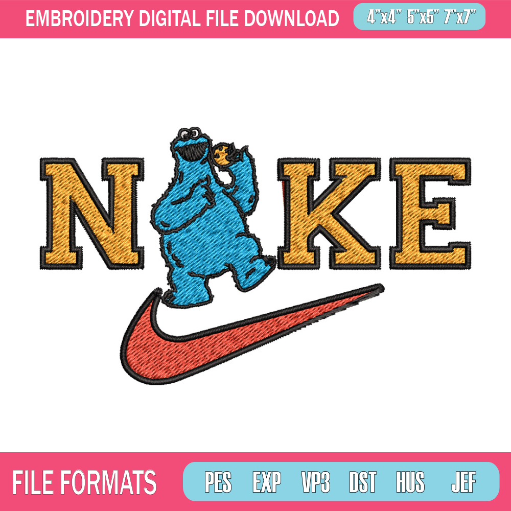 Nike green cartoon Embroidery Design, Nike Embroidery, Brand Embroidery, Embroidery File, Logo shirt, Digital download.jpg