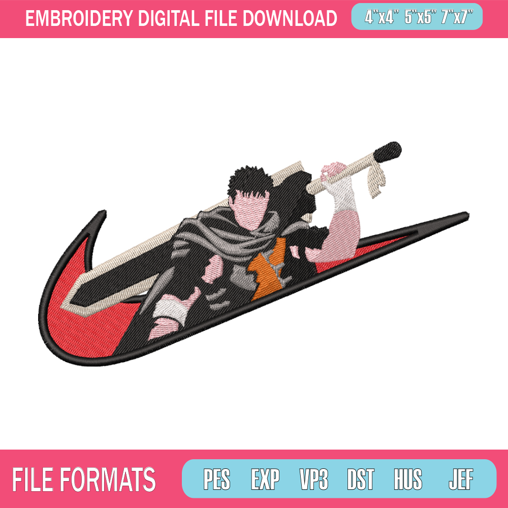 Nike Guts embroidery design, Nike Berserk embroidery, Nike design, anime design, anime shirt, Digital download.jpg