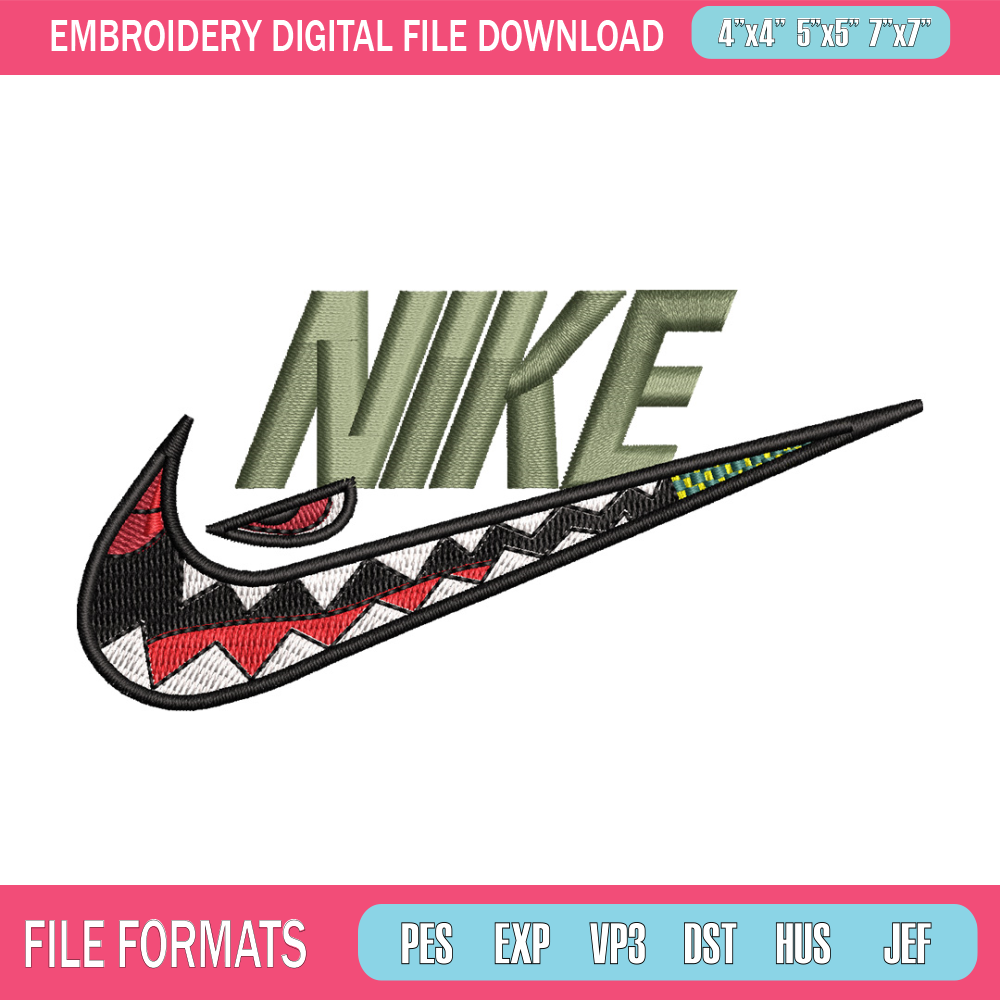 Nike logo car embroidery design, Logo car embroidery, Nike design, Embroidery shirt, Embroidery file,Digital download.jpg